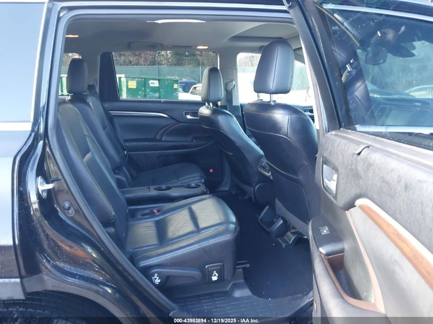 2015 Toyota Highlander Limited V6 VIN: 5TDDKRFH3FS204598 Lot: 43983894