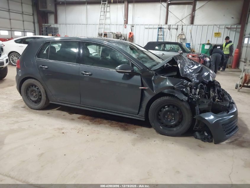 2015 Volkswagen Golf Gti 2.0T Autobahn 4-Door VIN: 3VW5T7AU7FM037489 Lot: 43983896