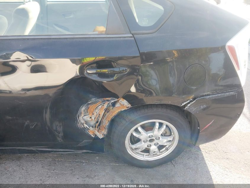 2011 Toyota Prius Two VIN: JTDKN3DU4B1478640 Lot: 43983922