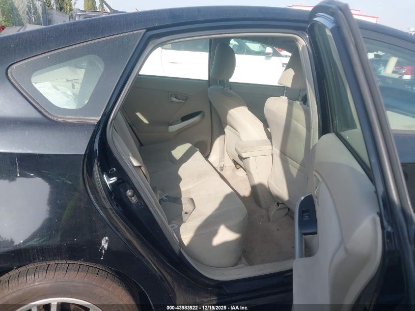 2011 Toyota Prius Two VIN: JTDKN3DU4B1478640 Lot: 43983922