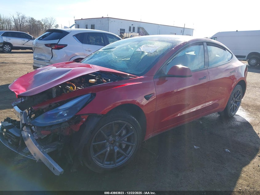 VIN 5YJ3E1EB5NF175500 2022 TESLA MODEL 3 LONG RANGE DUAL MOTOR ALL-WHEEL DRIVE