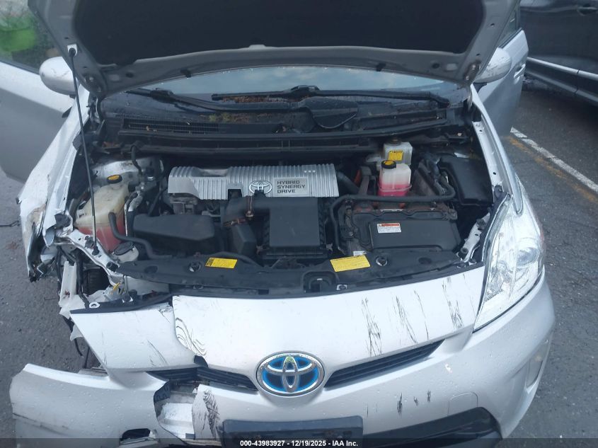 2013 Toyota Prius Three VIN: JTDKN3DU4D5614034 Lot: 43983927