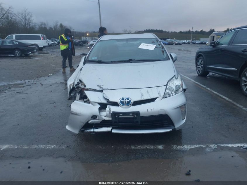 2013 Toyota Prius Three VIN: JTDKN3DU4D5614034 Lot: 43983927