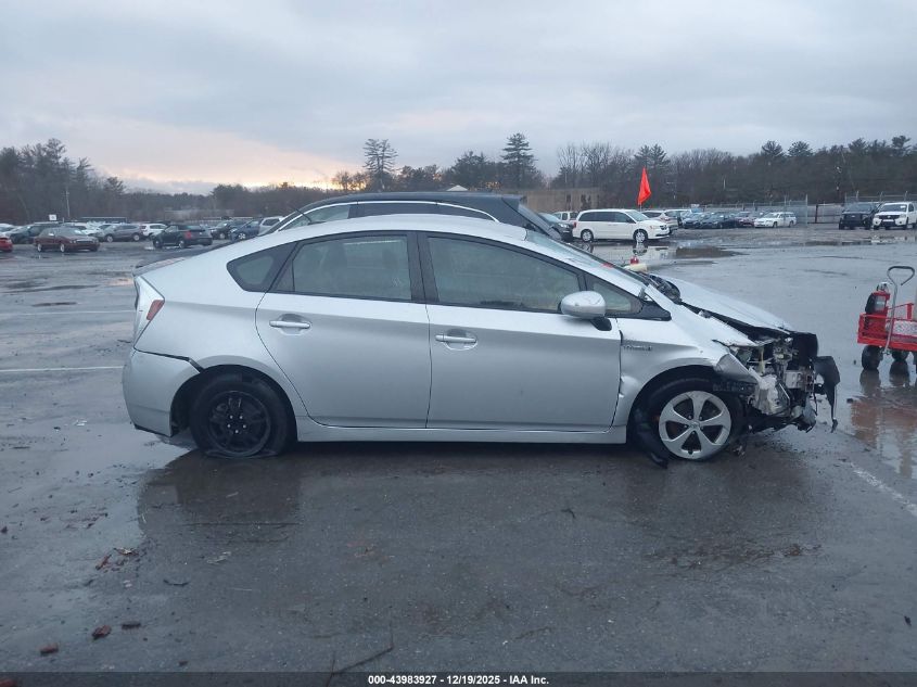 2013 Toyota Prius Three VIN: JTDKN3DU4D5614034 Lot: 43983927