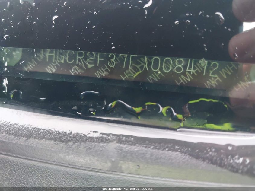 2015 Honda Accord Lx VIN: 1HGCR2F37FA008472 Lot: 43983932