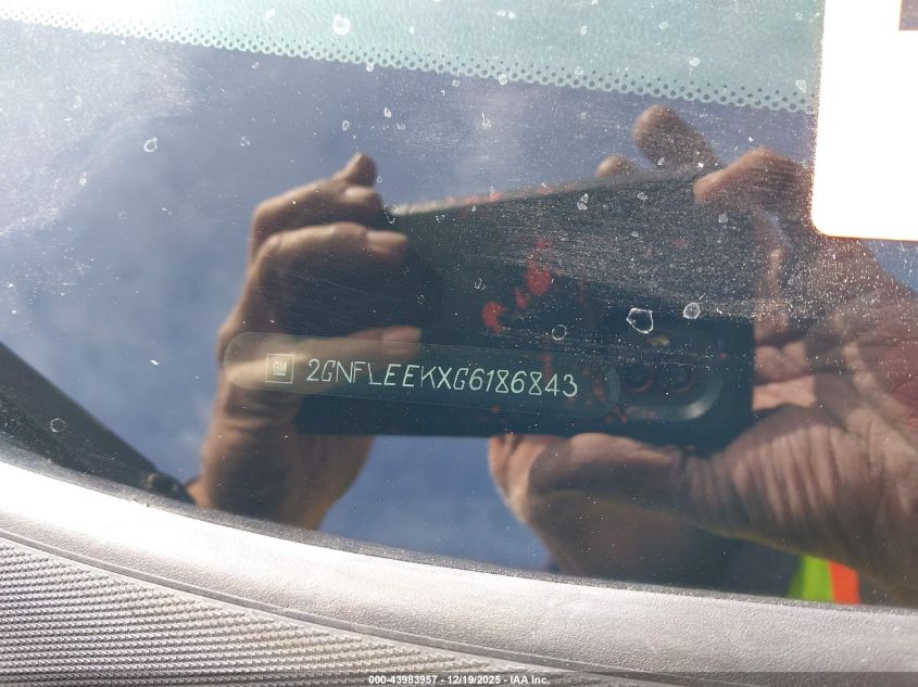 2016 Chevrolet Equinox Ls VIN: 2GNFLEEKXG6186843 Lot: 43983957