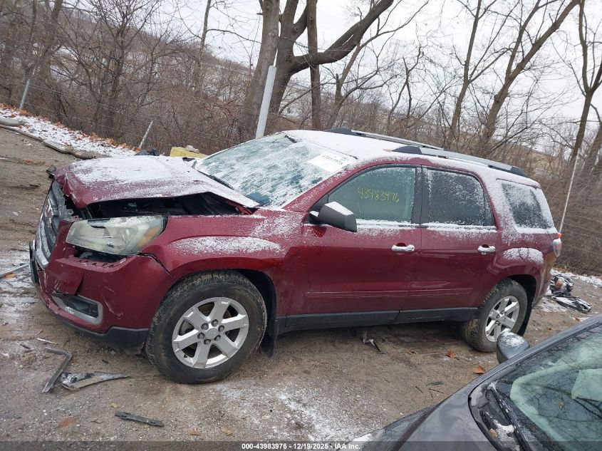 2016 GMC Acadia Sle-2 VIN: 1GKKRPKD8GJ252868 Lot: 43983976