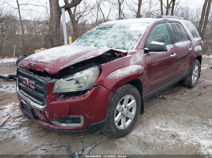 2016 GMC Acadia Sle-2 VIN: 1GKKRPKD8GJ252868 Lot: 43983976