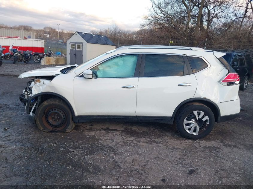 2016 Nissan Rogue S/Sl/Sv VIN: 5N1AT2MV8GC818691 Lot: 43983989