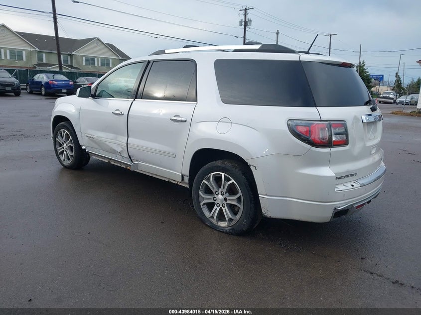 Vin: 1gkkvtkd3gj346497, lot: 44479723, gmc acadia denali 20163