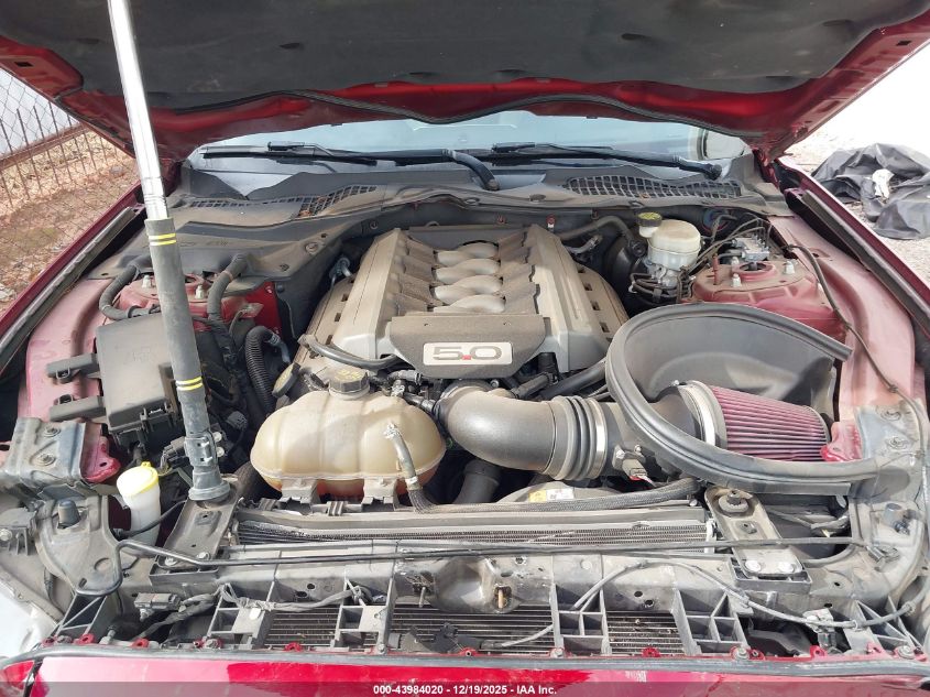 2015 Ford Mustang Gt Premium VIN: 1FA6P8CF2F5360814 Lot: 43984020