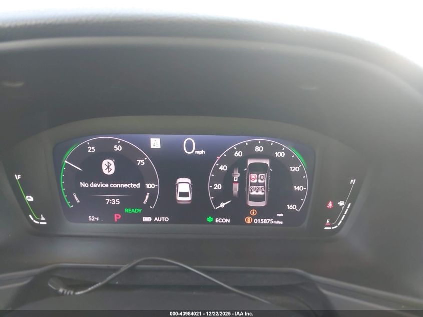 2024 Honda Accord Hybrid Ex-L VIN: 1HGCY2F64RA081896 Lot: 43984021