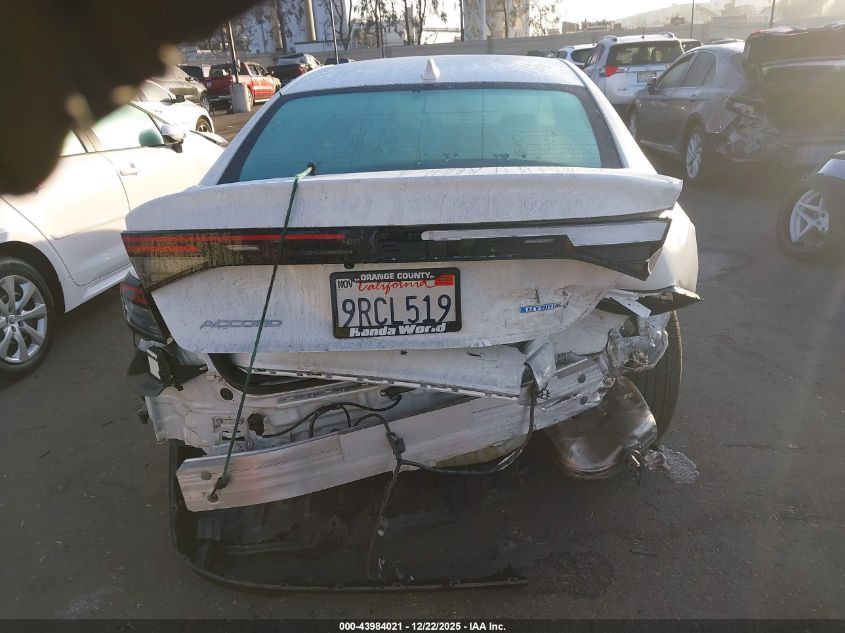 2024 Honda Accord Hybrid Ex-L VIN: 1HGCY2F64RA081896 Lot: 43984021