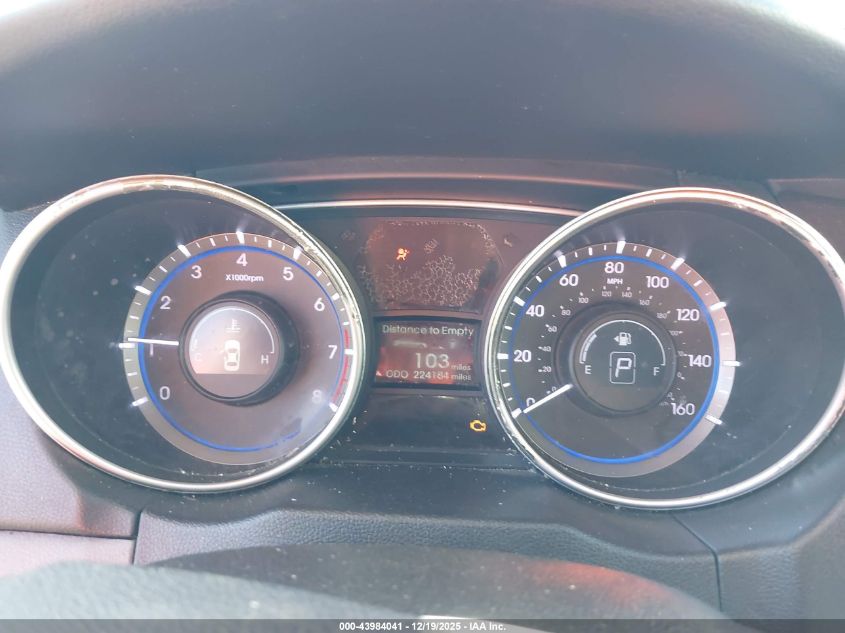 2012 Hyundai Sonata Limited VIN: 5NPEC4AC3CH345284 Lot: 43984041