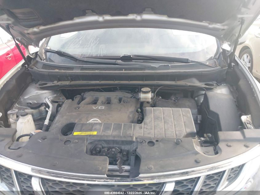 2012 Nissan Murano Sl VIN: JN8AZ1MW7CW233703 Lot: 43984042