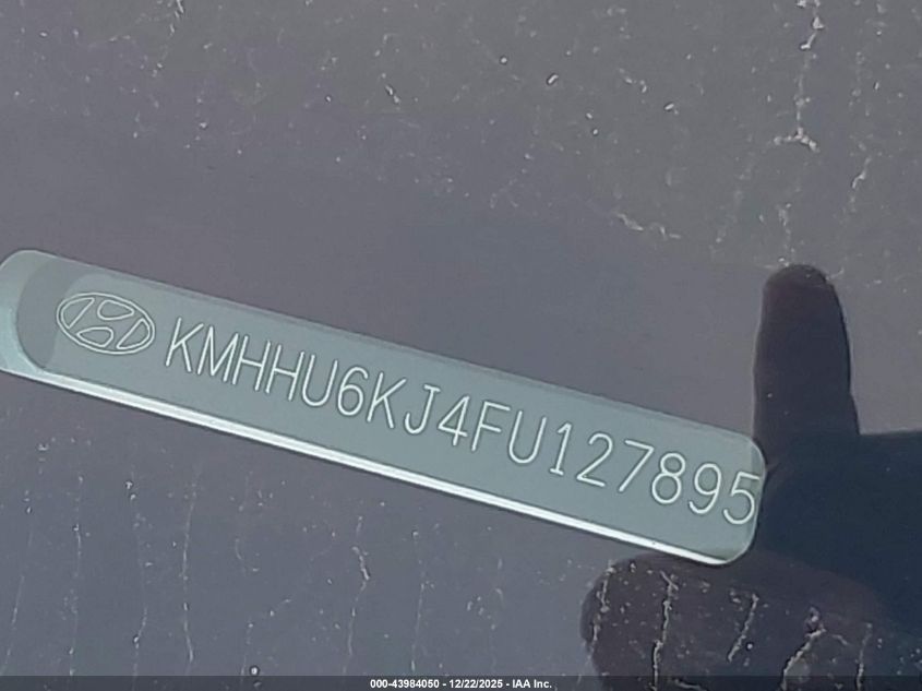 2015 Hyundai Genesis 3.8 Ultimate VIN: KMHHU6KJ4FU127895 Lot: 43984050