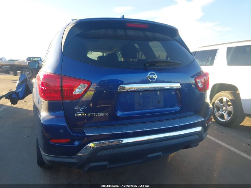 2019 Nissan Pathfinder S VIN: 5N1DR2MN1KC648999 Lot: 43984067