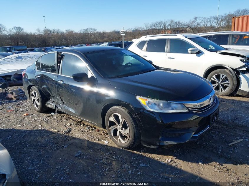 2016 Honda Accord Lx VIN: 1HGCR2F31GA133677 Lot: 43984112