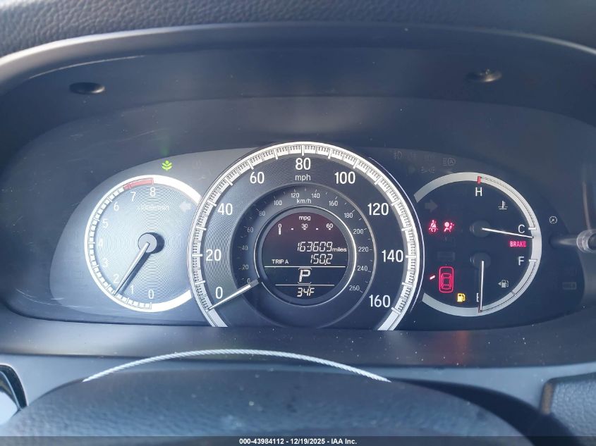 2016 Honda Accord Lx VIN: 1HGCR2F31GA133677 Lot: 43984112