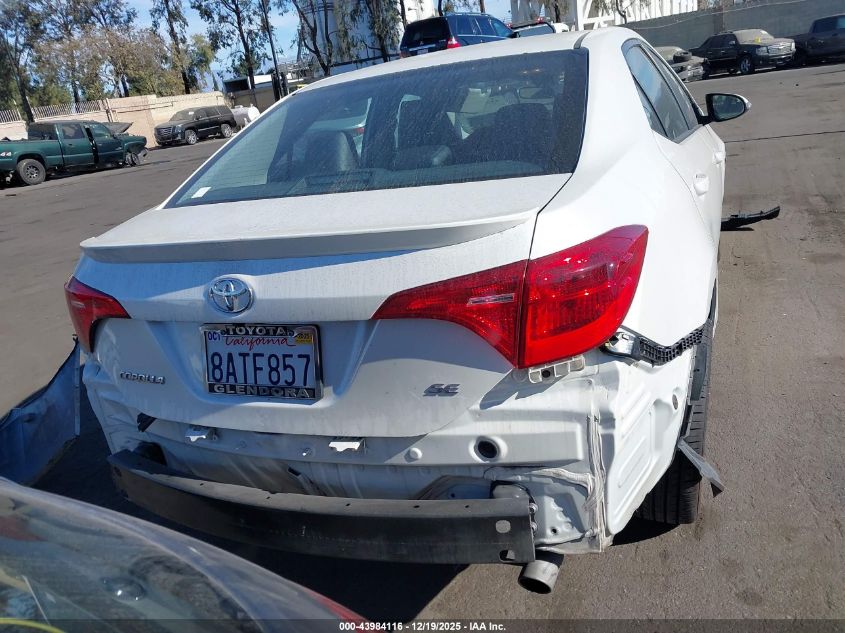 2018 Toyota Corolla Se VIN: 5YFBURHE2JP754820 Lot: 43984116