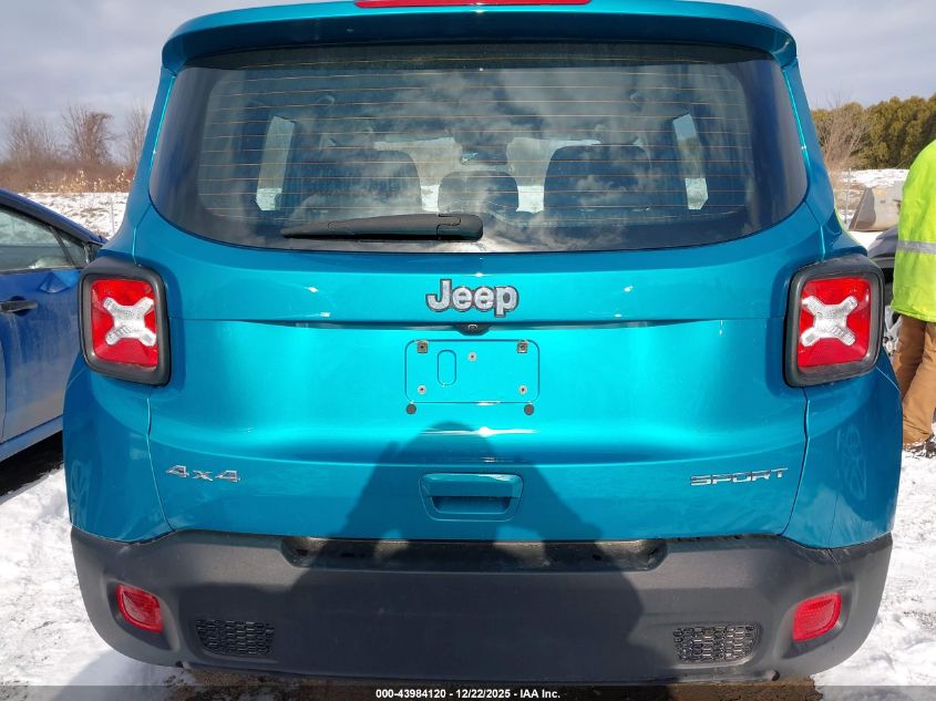 2022 Jeep Renegade Sport 4X4 VIN: ZACNJDA12NPN98463 Lot: 43984120