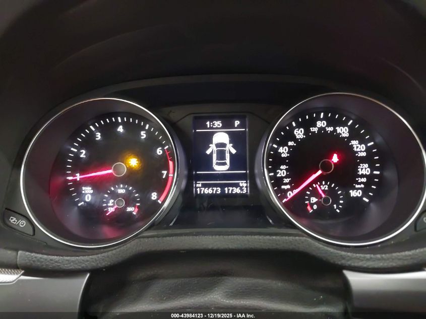 2017 Volkswagen Passat 1.8T R-Line VIN: 1VWDT7A31HC009727 Lot: 43984123