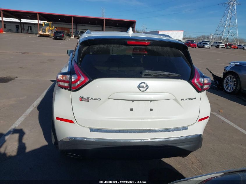 2018 Nissan Murano Platinum VIN: 5N1AZ2MG9JN143784 Lot: 43984124
