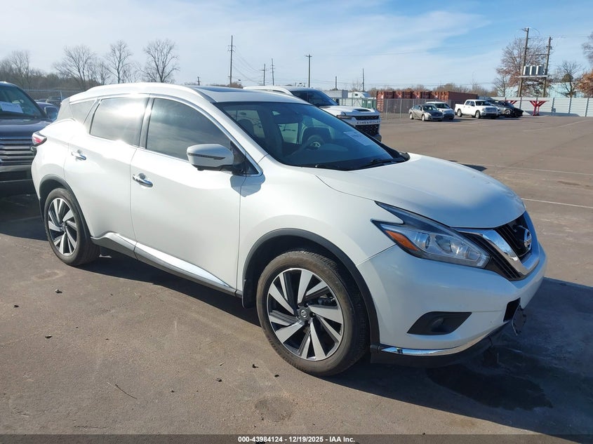 5N1AZ2MG9JN143784 2018 Nissan Murano Platinum auction photo 1