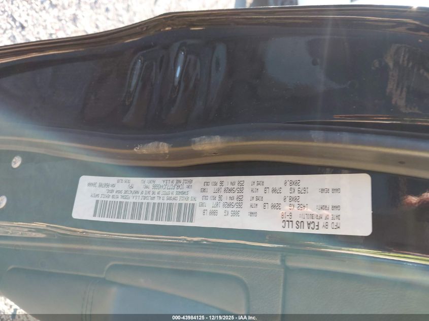 2018 Jeep Grand Cherokee Overland 4X4 VIN: 1C4RJFCT7JC445686 Lot: 43984125