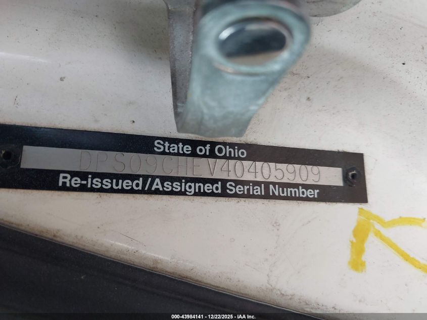 2009 Chevrolet Cobalt VIN: DPS09CHEV40405909 Lot: 43984141