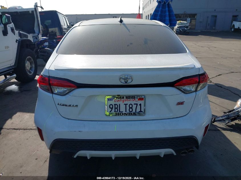 2022 Toyota Corolla Se VIN: 5YFS4MCE3NP114910 Lot: 43984173