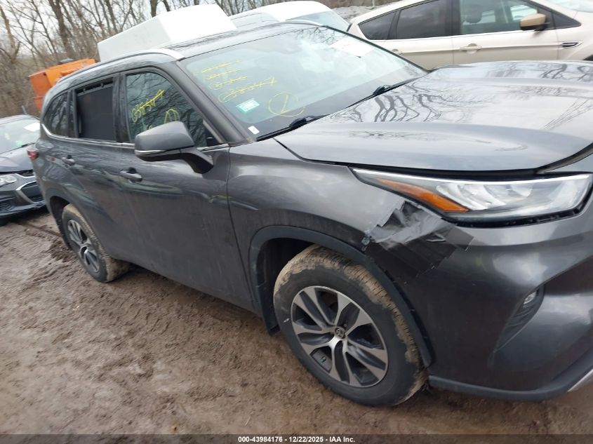 2020 Toyota Highlander Xle VIN: 5TDGZRBH7LS038547 Lot: 43984176