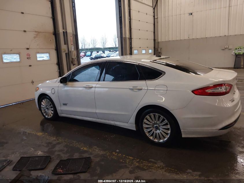 2013 Ford Fusion Energi Se Luxury VIN: 3FA6P0PU6DR386689 Lot: 43984187