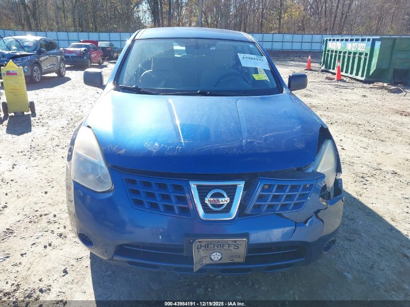 2008 Nissan Rogue S VIN: JN8AS58T68W000334 Lot: 43984191