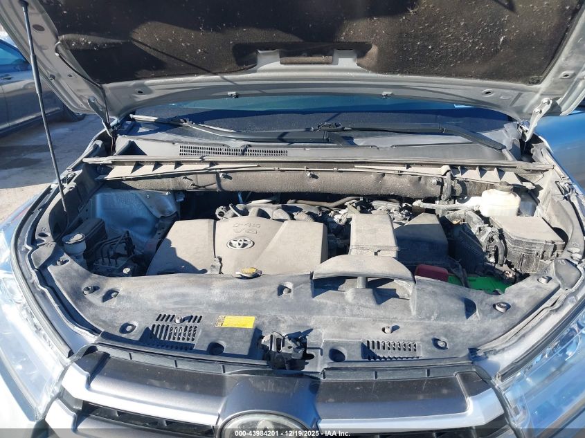 2017 Toyota Highlander Xle VIN: 5TDJZRFH5HS430014 Lot: 43984201