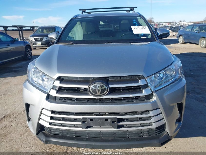 2017 Toyota Highlander Xle VIN: 5TDJZRFH5HS430014 Lot: 43984201