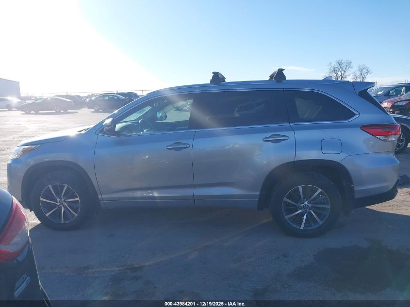 2017 Toyota Highlander Xle VIN: 5TDJZRFH5HS430014 Lot: 43984201