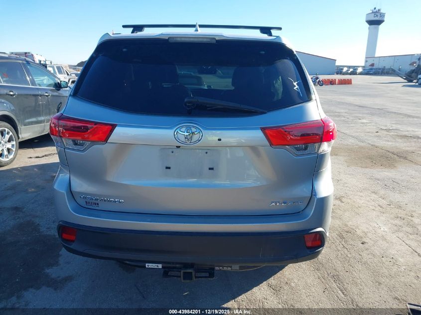 2017 Toyota Highlander Xle VIN: 5TDJZRFH5HS430014 Lot: 43984201