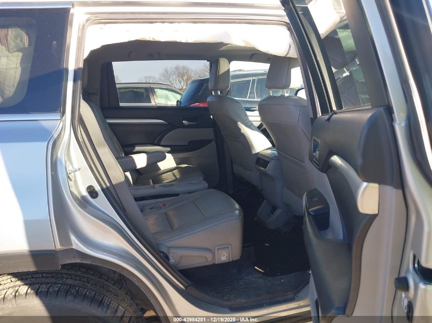 2017 Toyota Highlander Xle VIN: 5TDJZRFH5HS430014 Lot: 43984201