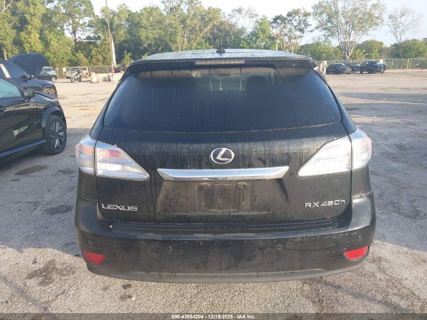 2010 Lexus Rx 450H VIN: JTJZB1BAXA2003925 Lot: 43984204