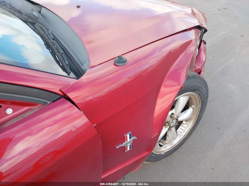 2007 Ford Mustang V6 Deluxe/V6 Premium VIN: 1ZVFT80N175261420 Lot: 43984207