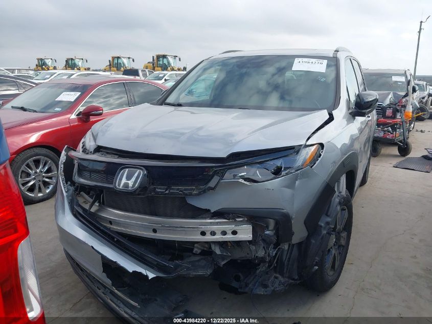 2022 Honda Pilot Awd Trailsport VIN: 5FNYF6H82NB067710 Lot: 43984220