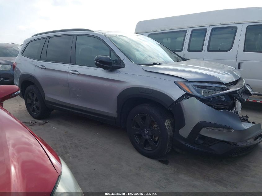 2022 Honda Pilot Awd Trailsport VIN: 5FNYF6H82NB067710 Lot: 43984220