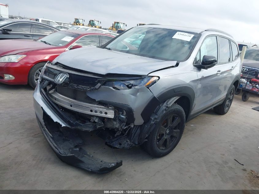 2022 Honda Pilot Awd Trailsport VIN: 5FNYF6H82NB067710 Lot: 43984220