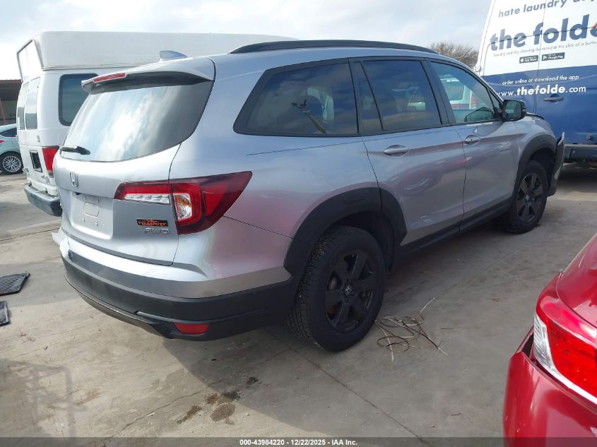 2022 Honda Pilot Awd Trailsport VIN: 5FNYF6H82NB067710 Lot: 43984220