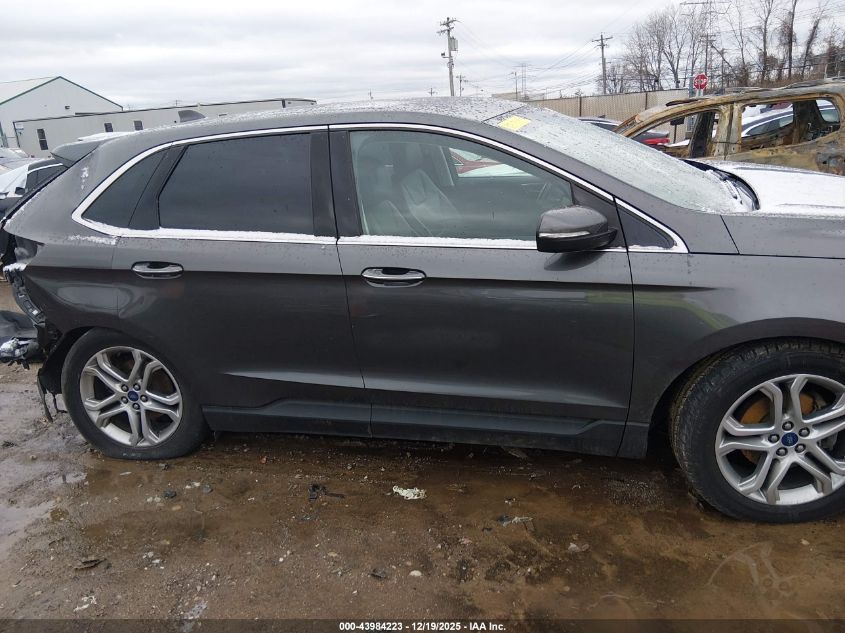 2018 Ford Edge Titanium VIN: 2FMPK3K98JBB07394 Lot: 43984223