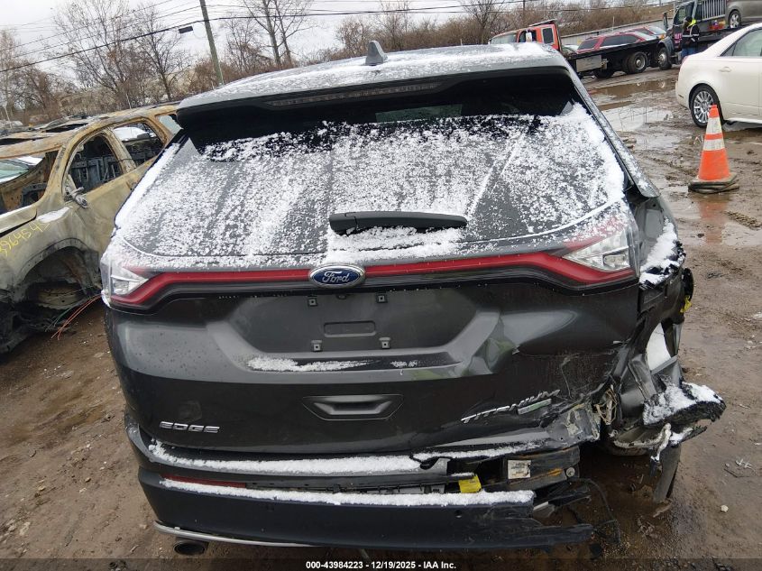 2018 Ford Edge Titanium VIN: 2FMPK3K98JBB07394 Lot: 43984223