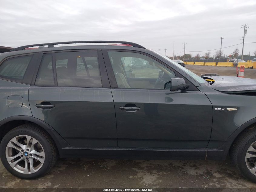 2007 BMW X3 3.0Si VIN: WBXPC93437WF21932 Lot: 43984235