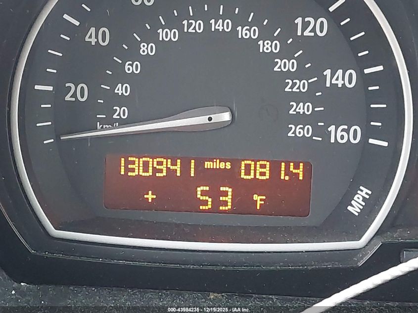 2007 BMW X3 3.0Si VIN: WBXPC93437WF21932 Lot: 43984235