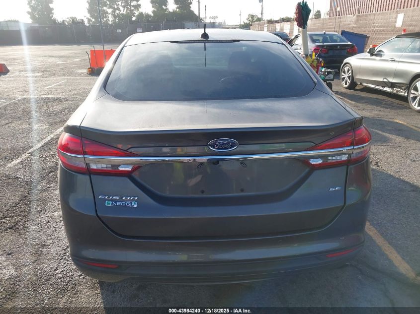 2017 Ford Fusion Energi Se Luxury VIN: 3FA6P0PU1HR163739 Lot: 43984240